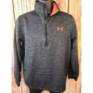 Under Armour Mens ColdGear Loose Fit Quarter-Zip Pullover Shirt Small